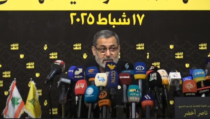 Photos: Press conference of committee of funeral ceremony of martyrs Sayyed Nasrallah, Safieddine