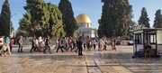 Dozens of extremist Jewish settlers defile blessed Aqsa Mosque under police guard