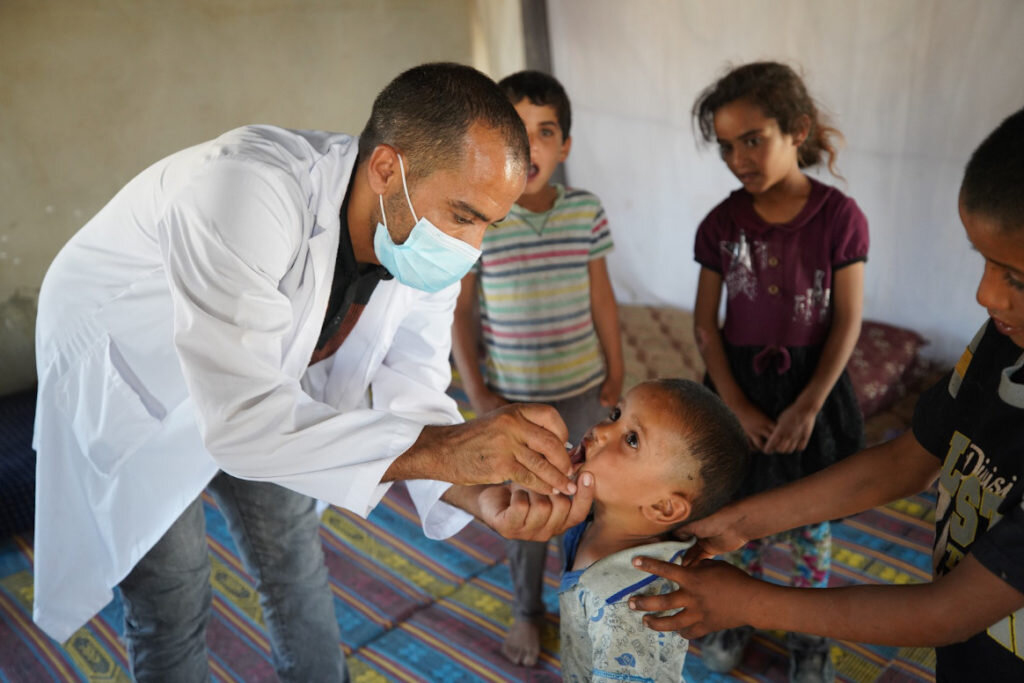 Gaza children are in danger of polio outbreak: WHO