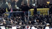 فيديو | تشييع جثامين الشهداء الأمناء السيد حسن نصر الله والسيد هاشم صفي الدين في بيروت