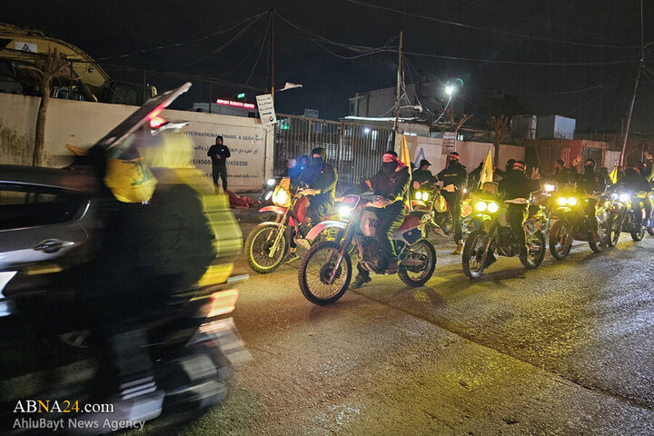 Photos (1): ABNA's images from streets of Beirut, night before magnificent funeral of Sayyed Nasrallah