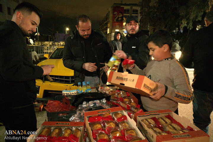 Photos (1): ABNA's images from streets of Beirut, night before magnificent funeral of Sayyed Nasrallah