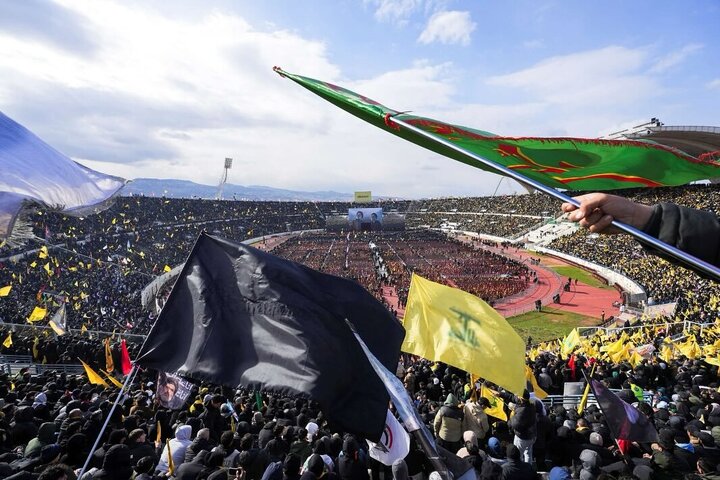 Photos: Images of enthusiastic presence of Lebanese people at funeral ceremony of Sayyed Nasrallah