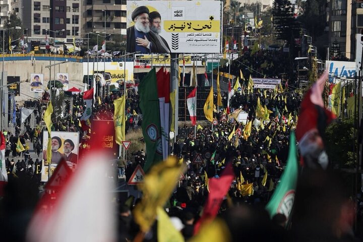 Photos: Images of enthusiastic presence of Lebanese people at funeral ceremony of Sayyed Nasrallah