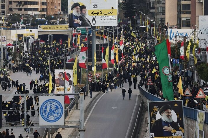 Photos: Images of enthusiastic presence of Lebanese people at funeral ceremony of Sayyed Nasrallah