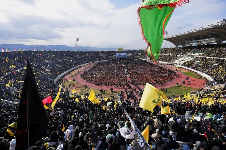 Photos: Images of enthusiastic presence of Lebanese people at funeral ceremony of Sayyed Nasrallah