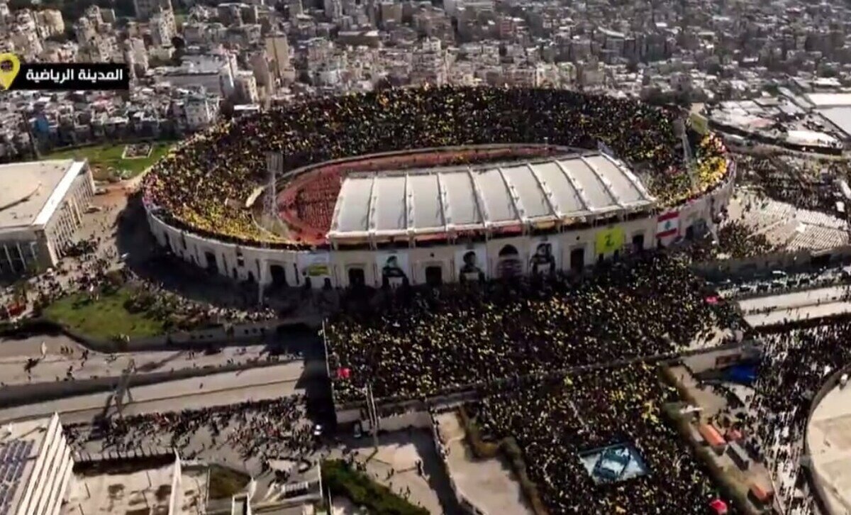 Videos: Crowds flock to funeral ceremony of Sayyed Hassan Nasrallah, Sayyed Hashem Safieddine