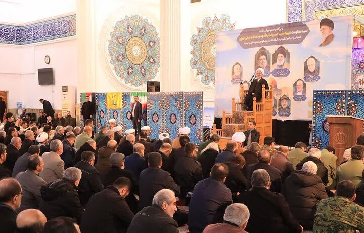 مراسم گرامیداشت شهدای محور مقاومت در رشت برگزار شد