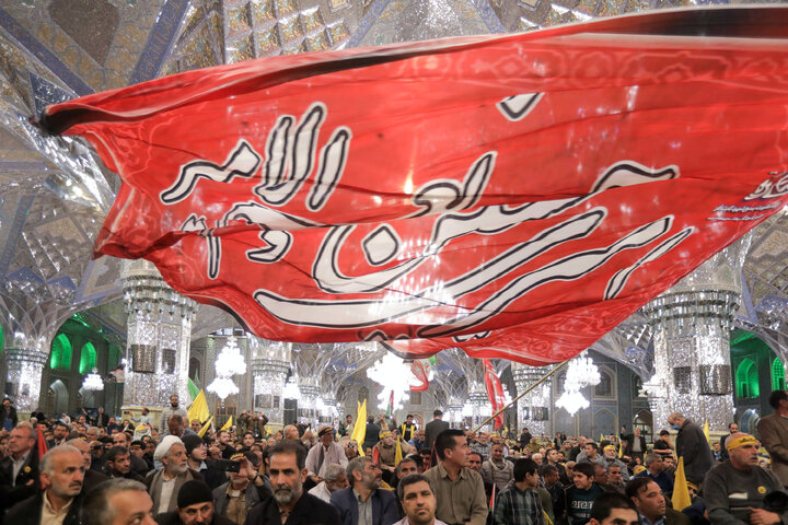 Photos: Memorial ceremony for resistance martyrs held in Imam Reza holy shrine