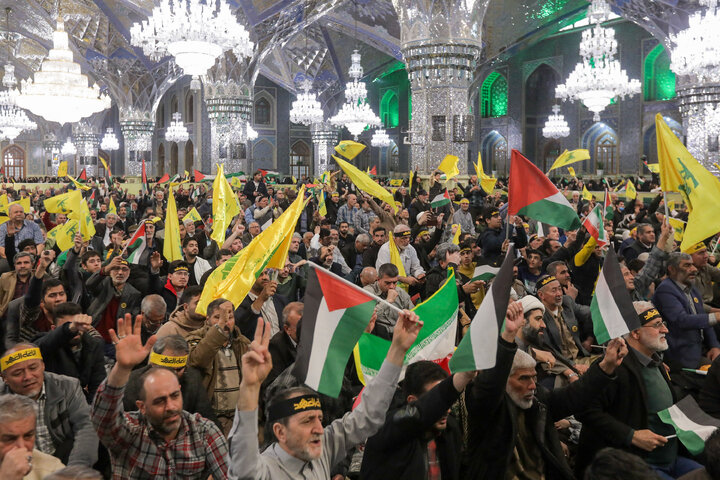 Photos: Memorial ceremony for resistance martyrs held in Imam Reza holy shrine