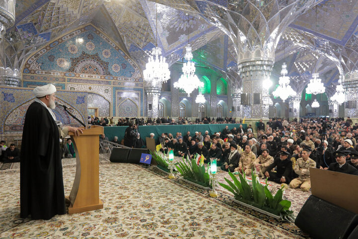 Photos: Memorial ceremony for resistance martyrs held in Imam Reza holy shrine