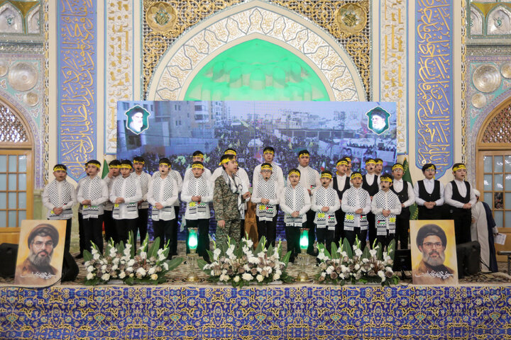 Photos: Memorial ceremony for resistance martyrs held in Imam Reza holy shrine