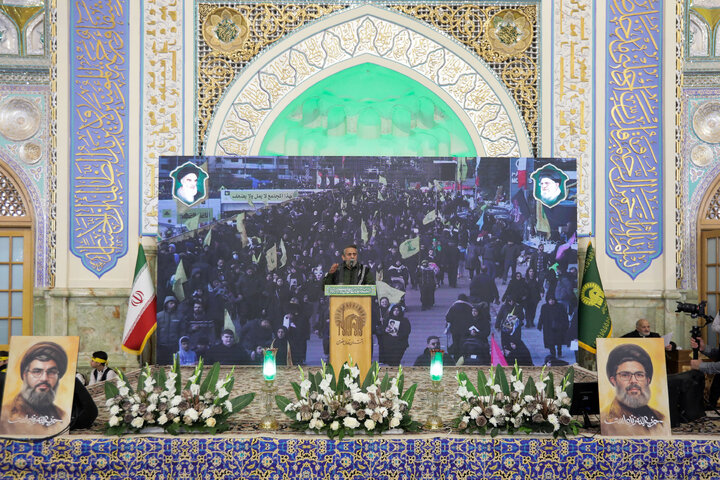 Photos: Memorial ceremony for resistance martyrs held in Imam Reza holy shrine