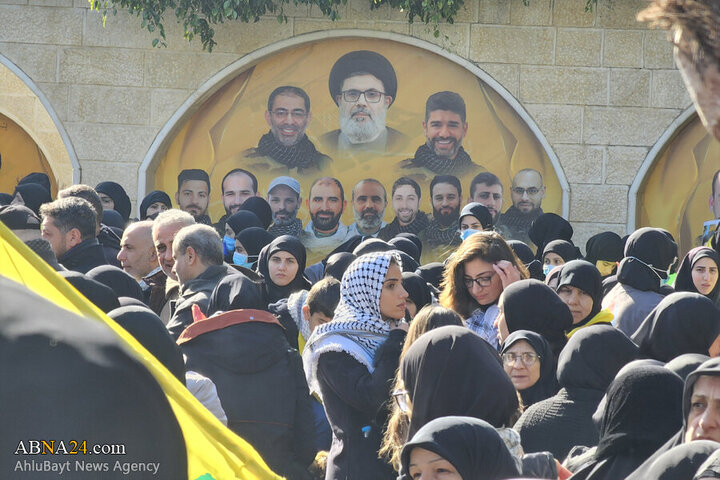 Photos (1): Funeral ceremony of martyr Safieddine held in Deir Qanoun