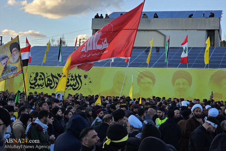 Photos (1): Funeral ceremony of martyr Safieddine held in Deir Qanoun