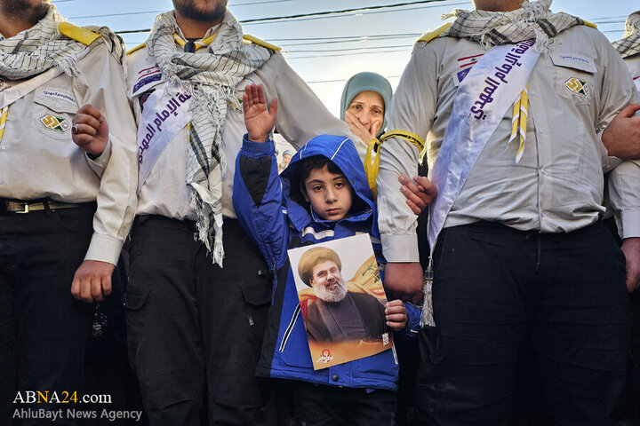 Photos (1): Funeral ceremony of martyr Safieddine held in Deir Qanoun