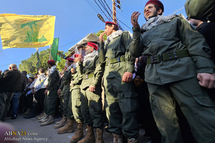 Photos (1): Funeral ceremony of martyr Safieddine held in Deir Qanoun