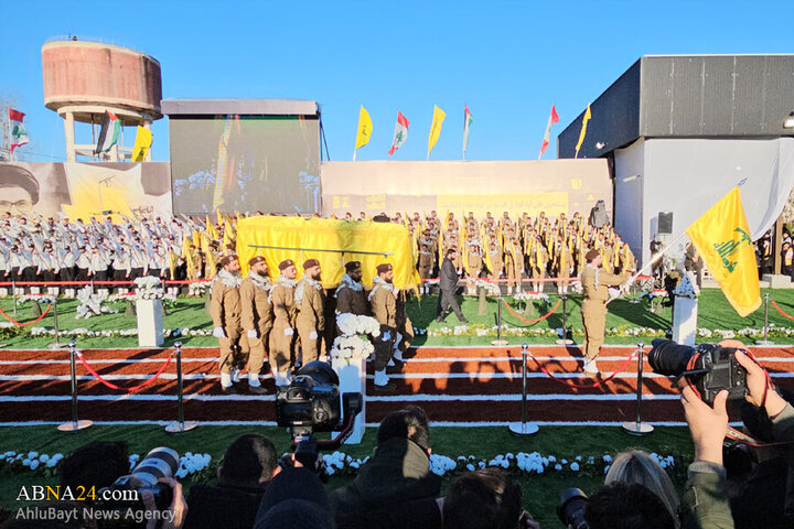 Photos (1): Funeral ceremony of martyr Safieddine held in Deir Qanoun