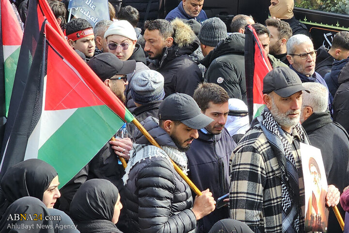 Photos (1): Funeral ceremony of martyr Safieddine held in Deir Qanoun