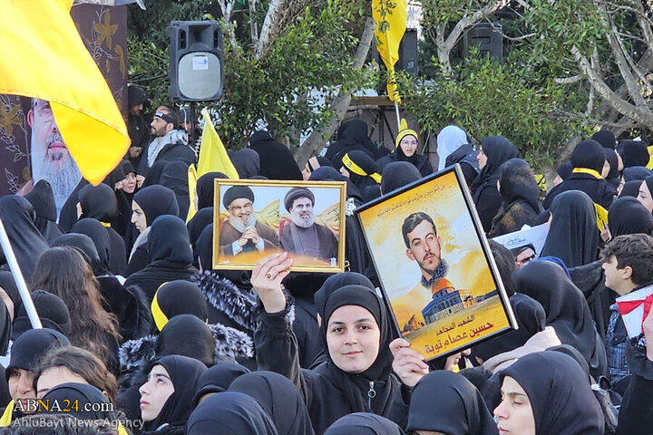 Photos (1): Funeral ceremony of martyr Safieddine held in Deir Qanoun