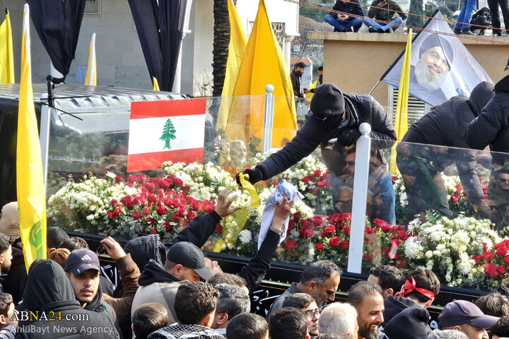 Photos (1): Funeral ceremony of martyr Safieddine held in Deir Qanoun