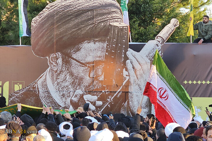 Photos (1): Funeral ceremony of martyr Safieddine held in Deir Qanoun