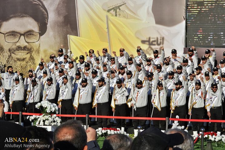 Photos (1): Funeral ceremony of martyr Safieddine held in Deir Qanoun