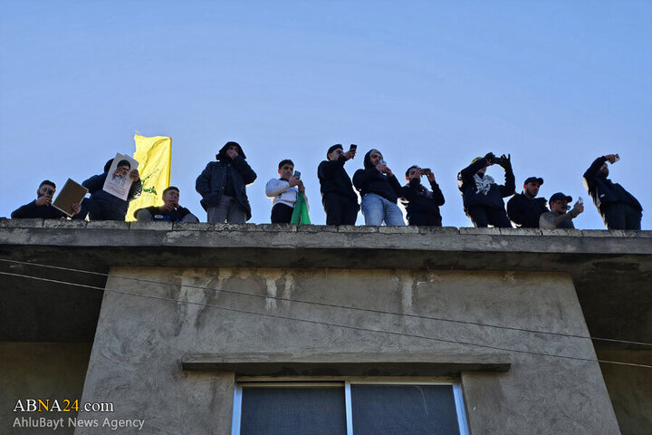 Photos (2): Funeral ceremony of martyr Safieddine held in Deir Qanoun