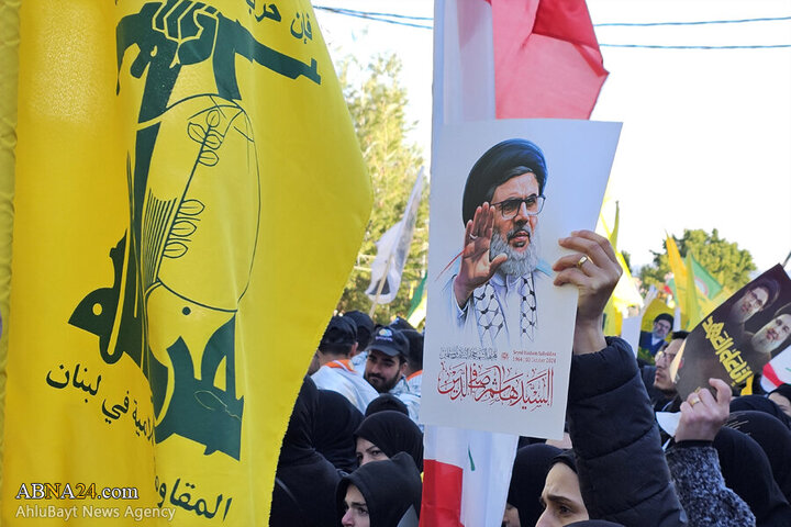 Photos (2): Funeral ceremony of martyr Safieddine held in Deir Qanoun