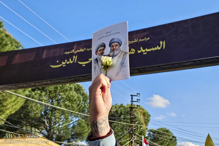 Photos (2): Funeral ceremony of martyr Safieddine held in Deir Qanoun