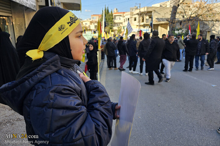 Photos (2): Funeral ceremony of martyr Safieddine held in Deir Qanoun