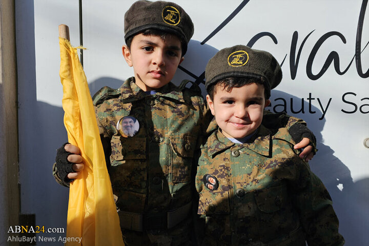 Photos (2): Funeral ceremony of martyr Safieddine held in Deir Qanoun