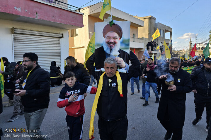 Photos (2): Funeral ceremony of martyr Safieddine held in Deir Qanoun