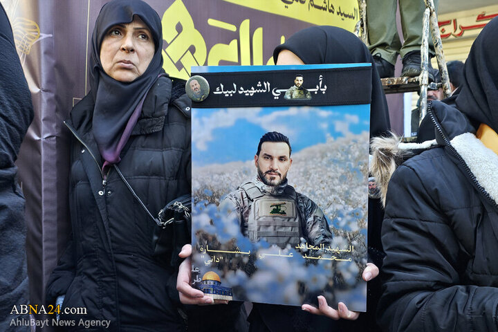 Photos (2): Funeral ceremony of martyr Safieddine held in Deir Qanoun