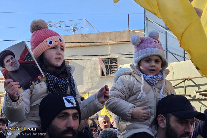 Photos (2): Funeral ceremony of martyr Safieddine held in Deir Qanoun