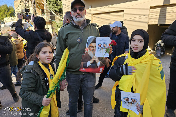 Photos (2): Funeral ceremony of martyr Safieddine held in Deir Qanoun