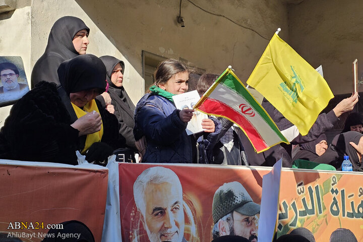 Photos (2): Funeral ceremony of martyr Safieddine held in Deir Qanoun