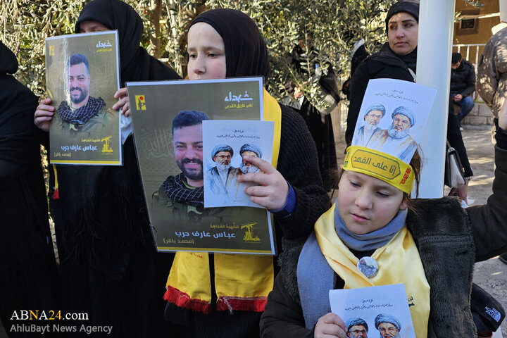 Photos (2): Funeral ceremony of martyr Safieddine held in Deir Qanoun