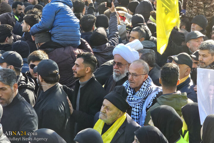 Photos (2): Funeral ceremony of martyr Safieddine held in Deir Qanoun