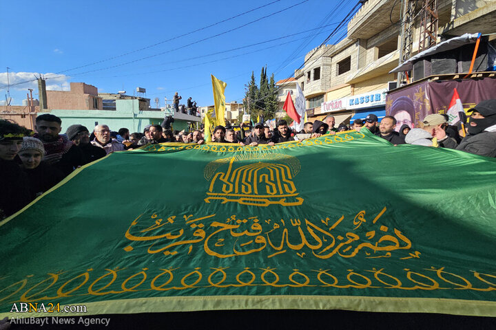 Photos (2): Funeral ceremony of martyr Safieddine held in Deir Qanoun