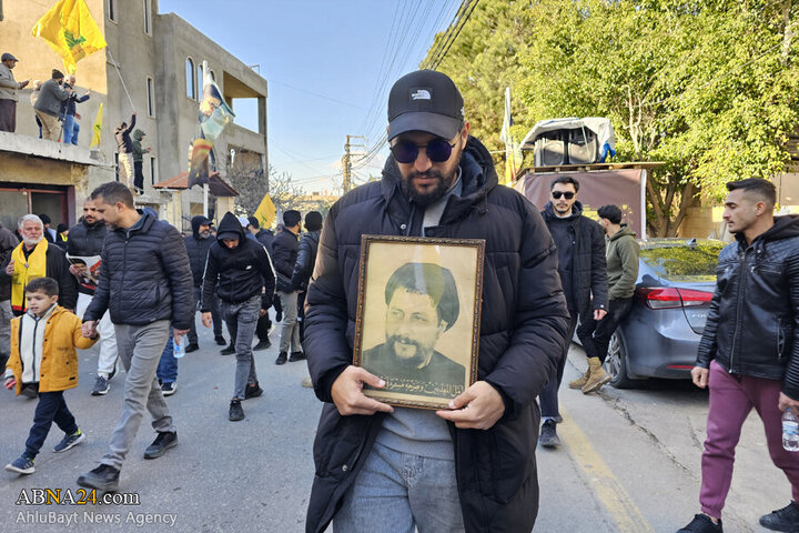 Photos (2): Funeral ceremony of martyr Safieddine held in Deir Qanoun