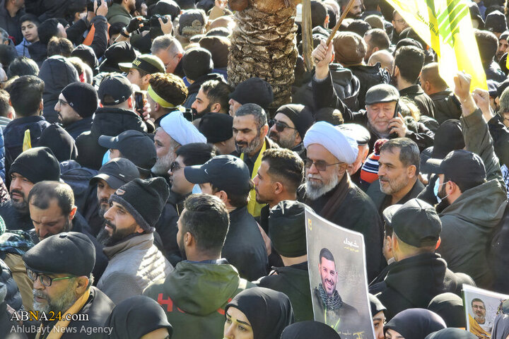 Photos (2): Funeral ceremony of martyr Safieddine held in Deir Qanoun