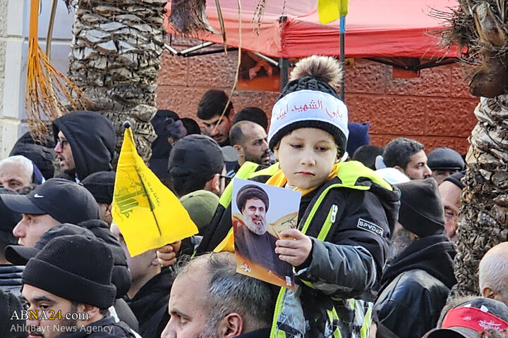 Photos (2): Funeral ceremony of martyr Safieddine held in Deir Qanoun