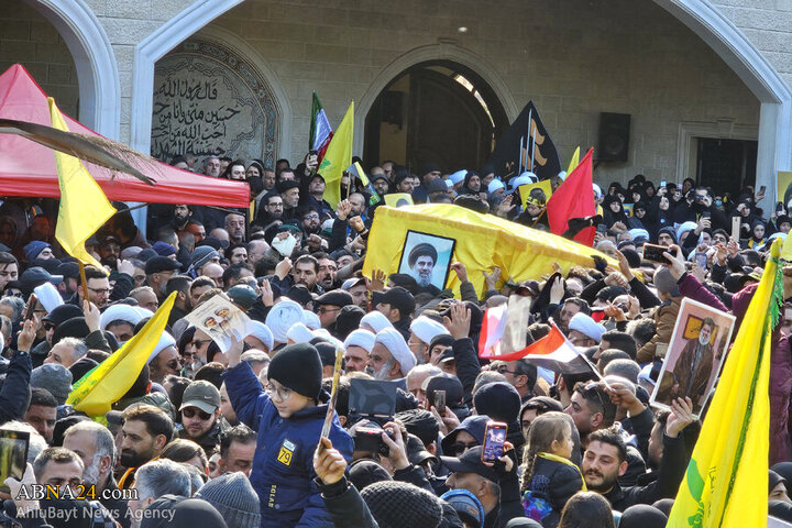 Photos (2): Funeral ceremony of martyr Safieddine held in Deir Qanoun