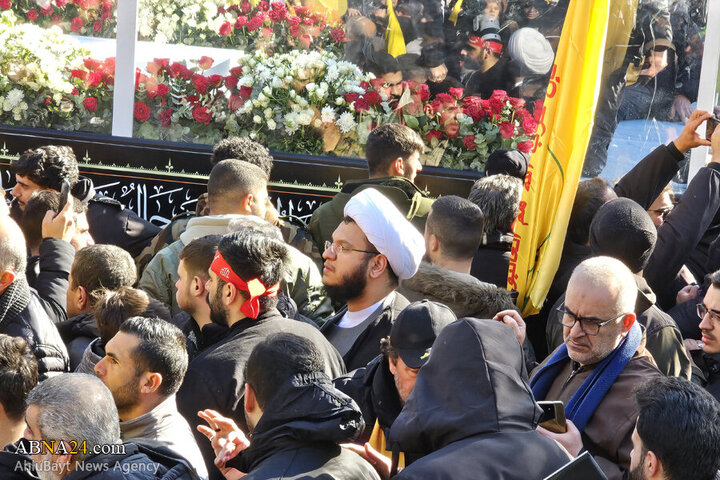 Photos (2): Funeral ceremony of martyr Safieddine held in Deir Qanoun