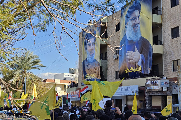 Photos (2): Funeral ceremony of martyr Safieddine held in Deir Qanoun