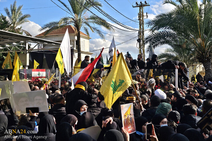 Photos (2): Funeral ceremony of martyr Safieddine held in Deir Qanoun