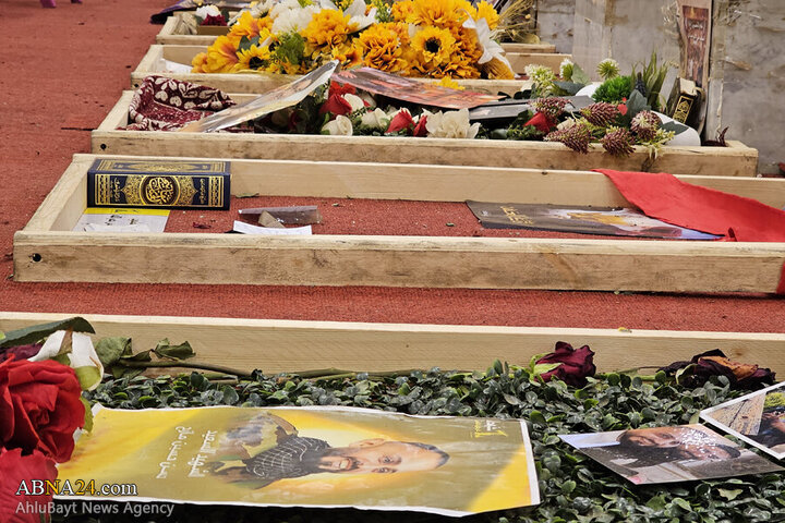 Photos: Hezbollah's Martyrs Cemetery in Rawdat al-Hawra in Dahieh