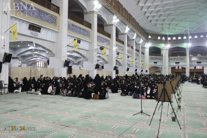 Photos: Commemoration ceremony for martyrs Sayyed Hassan Nasrallah, Sayyed Hashem Safieddine in Tabriz