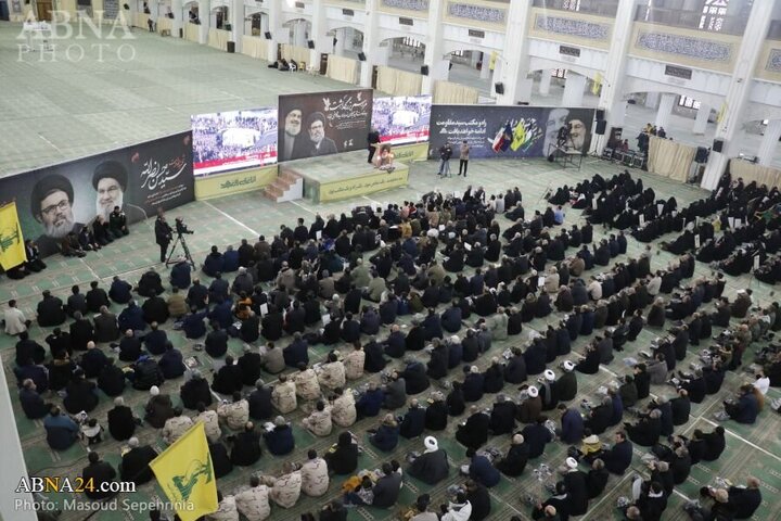 Photos: Commemoration ceremony for martyrs Sayyed Hassan Nasrallah, Sayyed Hashem Safieddine in Tabriz